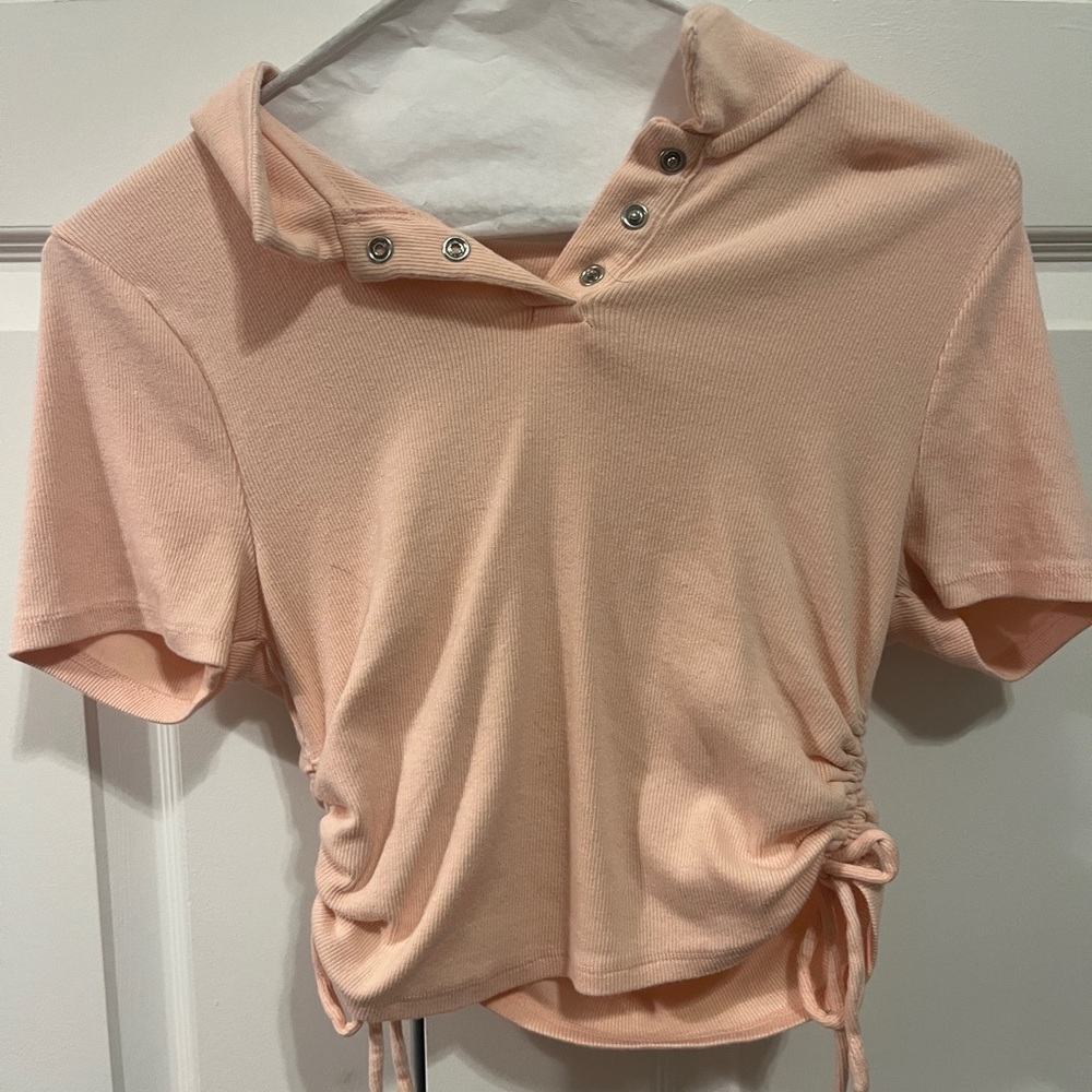PacSun Women's Pink Short Sleeve Top